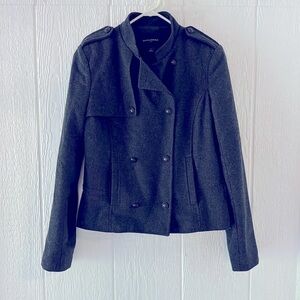 Banana republic cropped wool blend jacket size 4